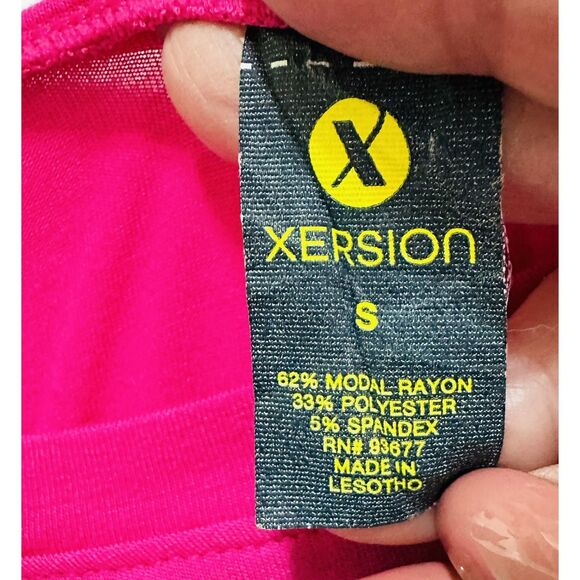 Xersion Women's Long Sleeve Front Knot Top Size S Athleisure Shirt - Picture 2 of 3